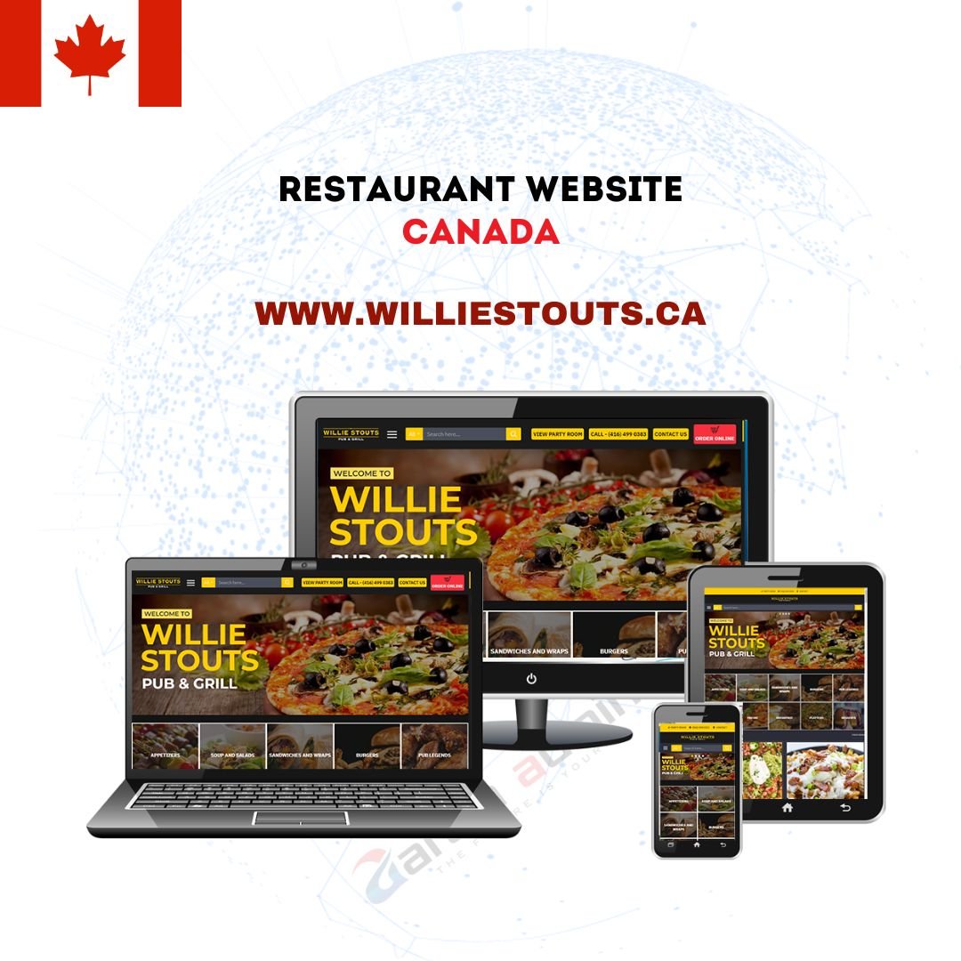 restaurant website Canada - Agaram Admin (pvt) ltd Jaffna, Web design, Srilanka